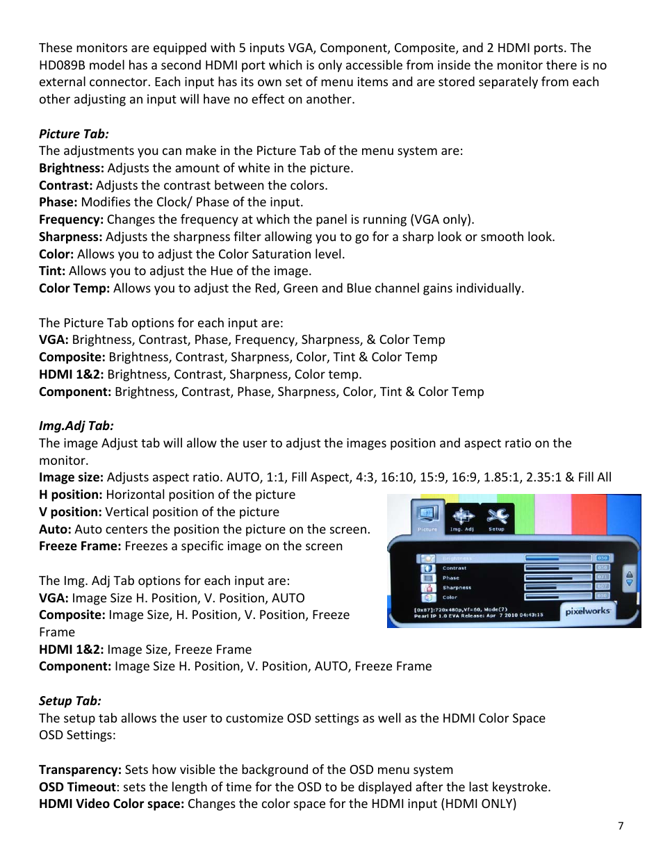 Manhattan LCD HD089B User Manual | Page 7 / 11
