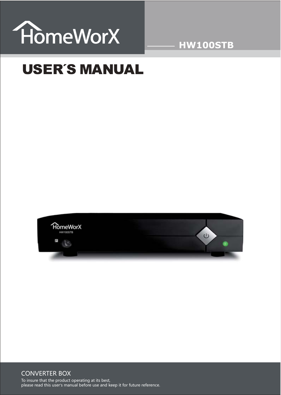 Mediasonic HW100STB User Manual | 16 pages