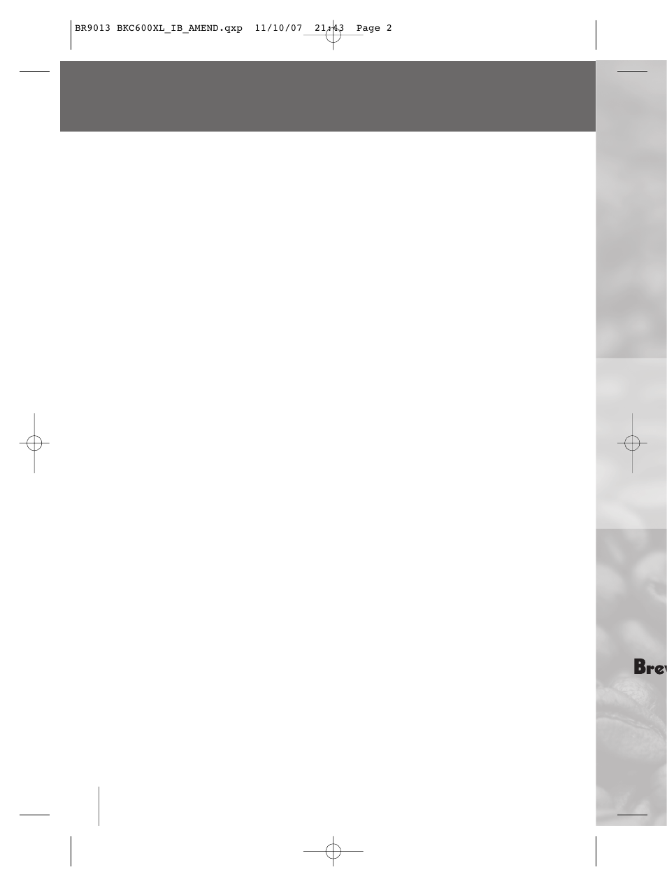 Breville BKC600XL User Manual | Page 3 / 28