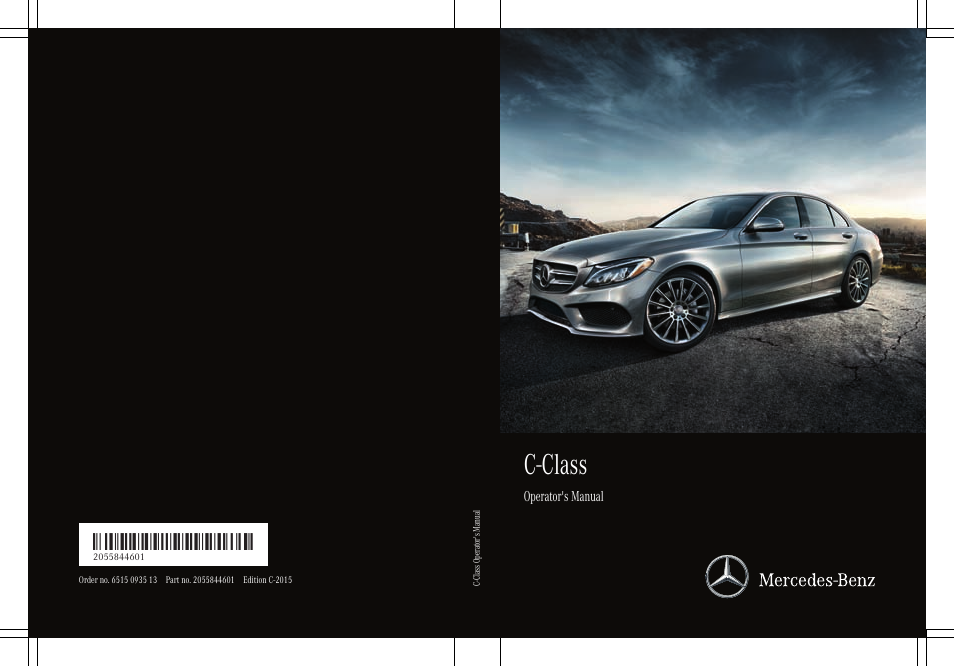 Mercedes-Benz C-Sedan 2015 Owners Manual User Manual | 406 pages