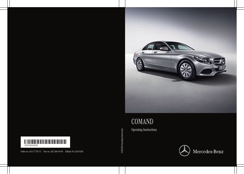 Mercedes-Benz C-Sedan 2015 COMAND Manual User Manual | 214 pages