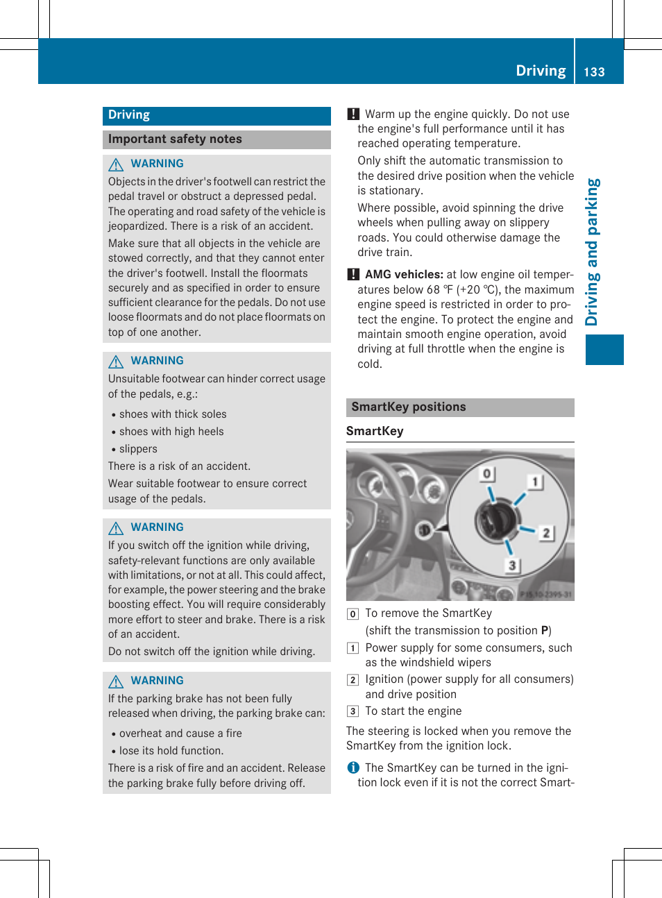 Dri ving an d pa rki ng, Driving | Mercedes-Benz C-Coupe 2015 Owners Manual User Manual | Page 135 / 354