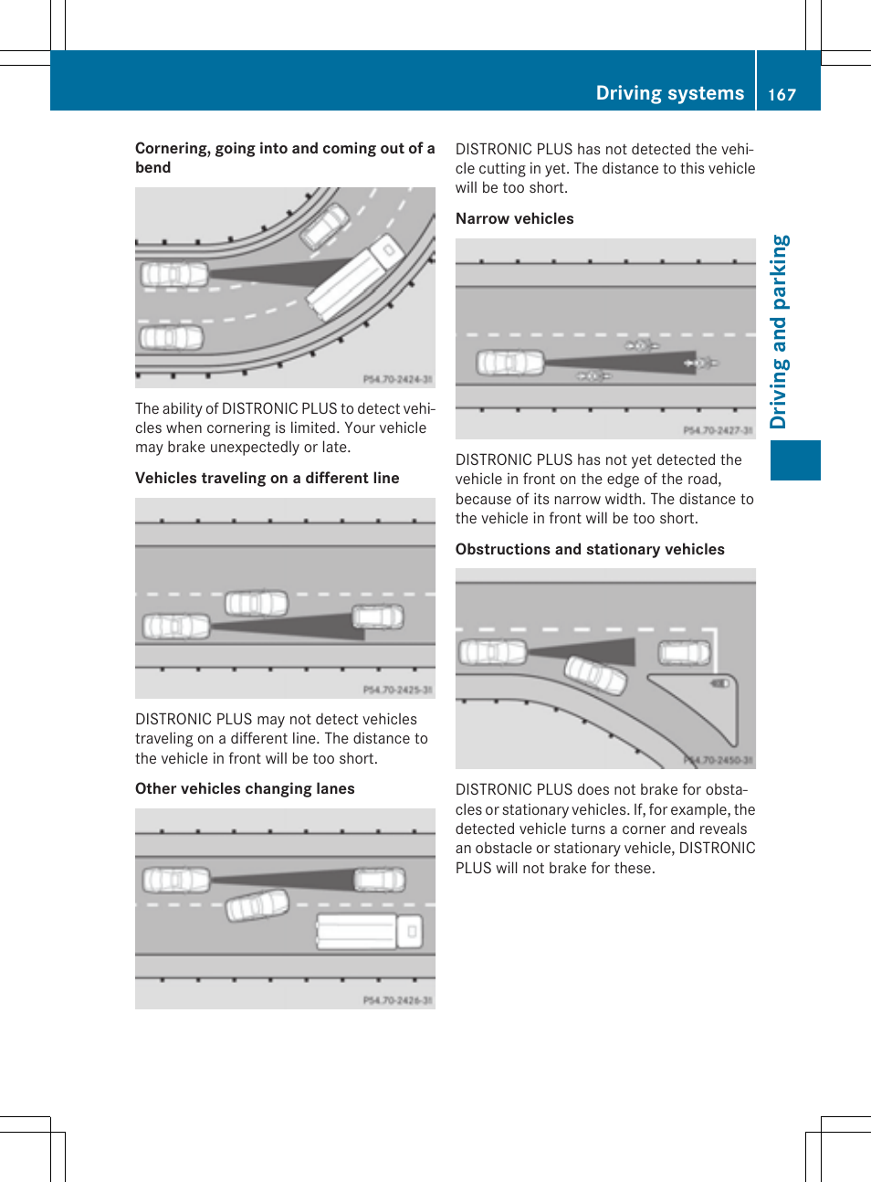 Driv ing and pa rk ing, Driving systems | Mercedes-Benz C-Coupe 2015 Owners Manual User Manual | Page 169 / 354