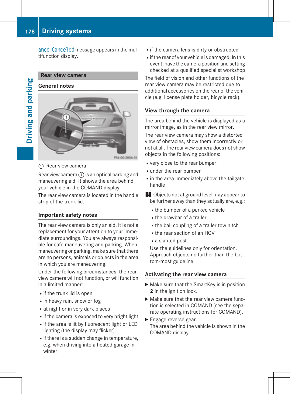 Driving and parking, Driving systems | Mercedes-Benz C-Coupe 2015 Owners Manual User Manual | Page 180 / 354