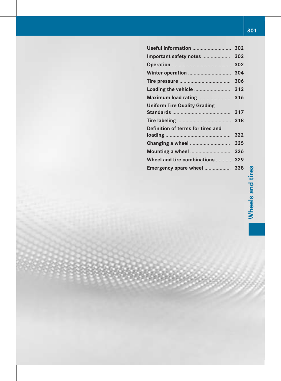 Wheels and tires | Mercedes-Benz C-Coupe 2015 Owners Manual User Manual | Page 303 / 354