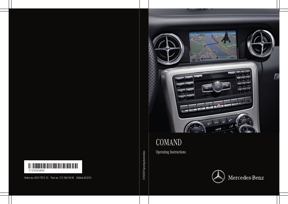 Mercedes-Benz CLA-Class 2014 COMAND Manual User Manual | 270 pages