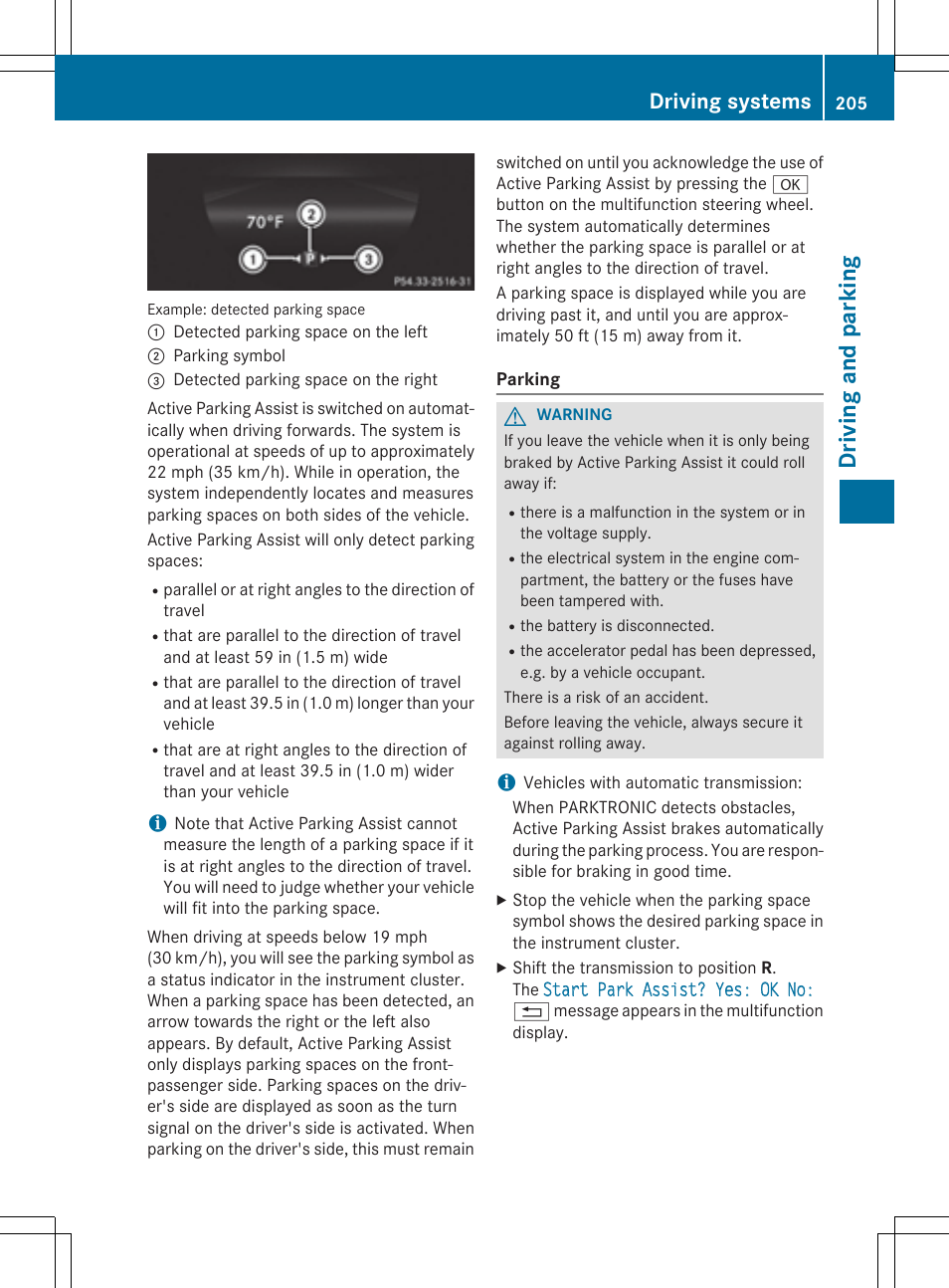 Dr ivi ng an d parki ng, Driving systems | Mercedes-Benz E-Cabriolet 2015 User Manual | Page 207 / 386