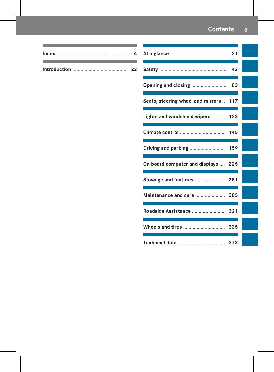 Mercedes-Benz E-Cabriolet 2015 User Manual | Page 5 / 386