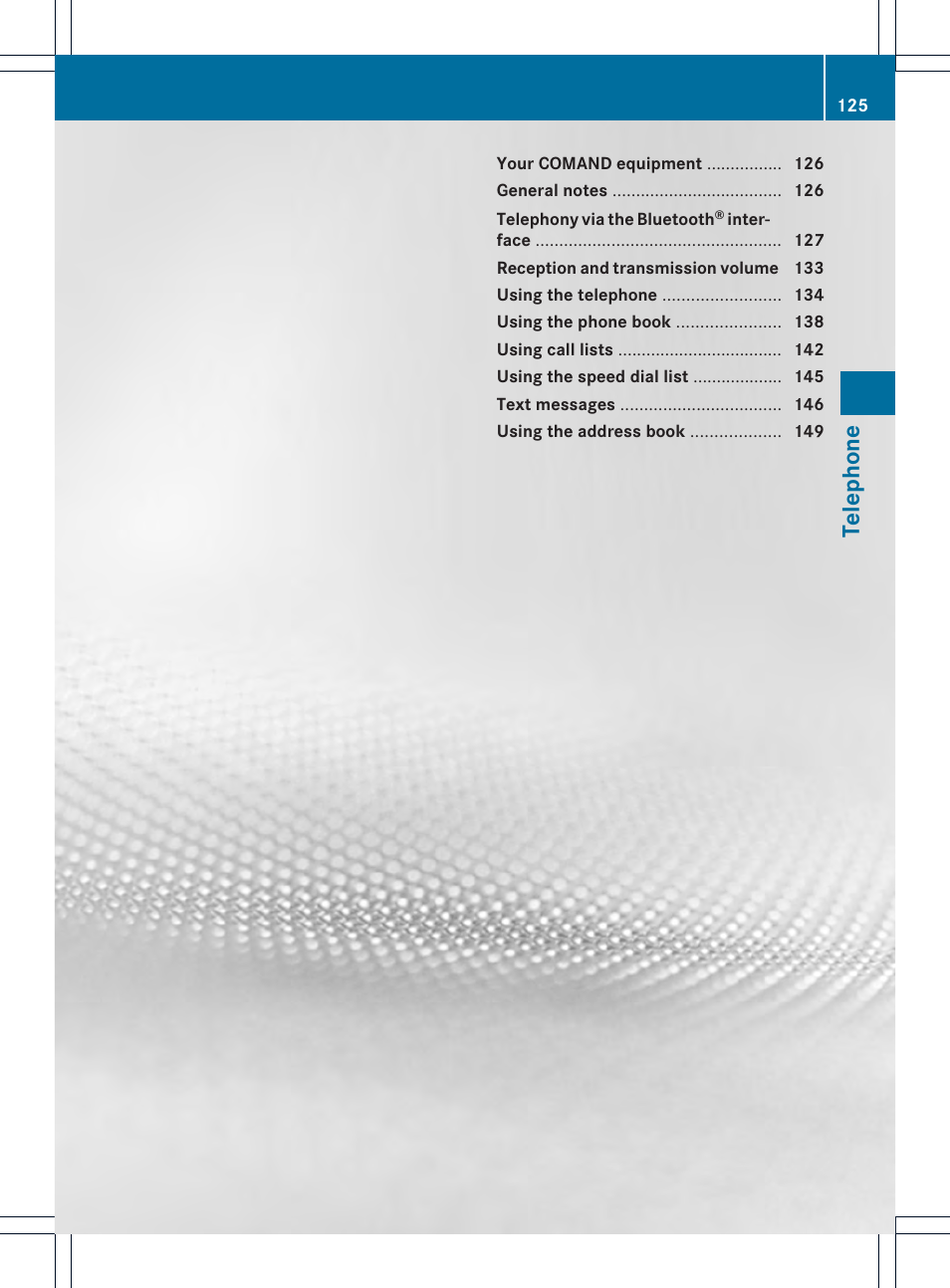Telephone | Mercedes-Benz CL-Class 2014 COMAND Manual User Manual | Page 127 / 274