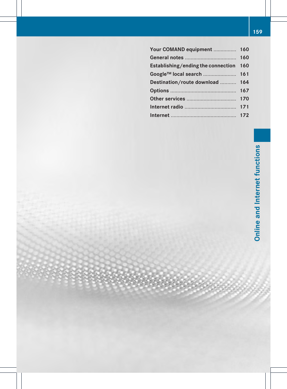 Mercedes-Benz CL-Class 2014 COMAND Manual User Manual | Page 161 / 274