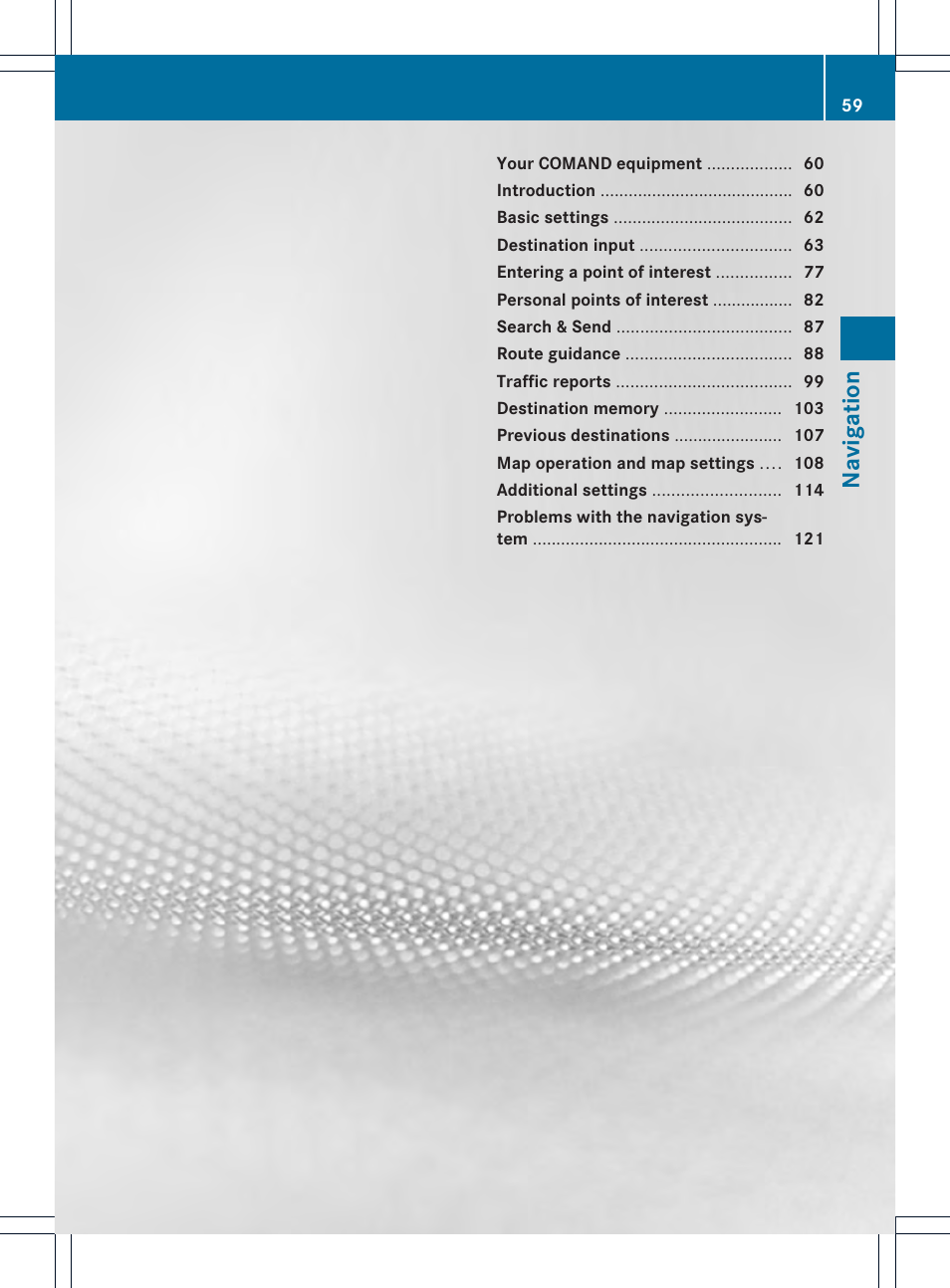 Navigat ion | Mercedes-Benz CL-Class 2014 COMAND Manual User Manual | Page 61 / 274