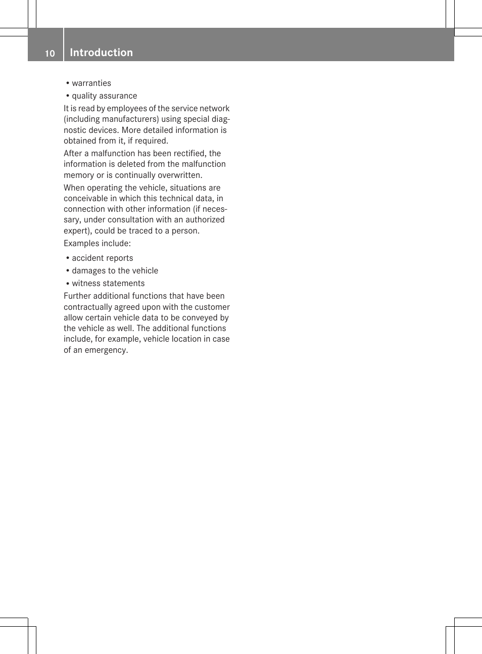 Introduction | Mercedes-Benz CLA-Class 2014 Audio 20 Manual User Manual | Page 12 / 106