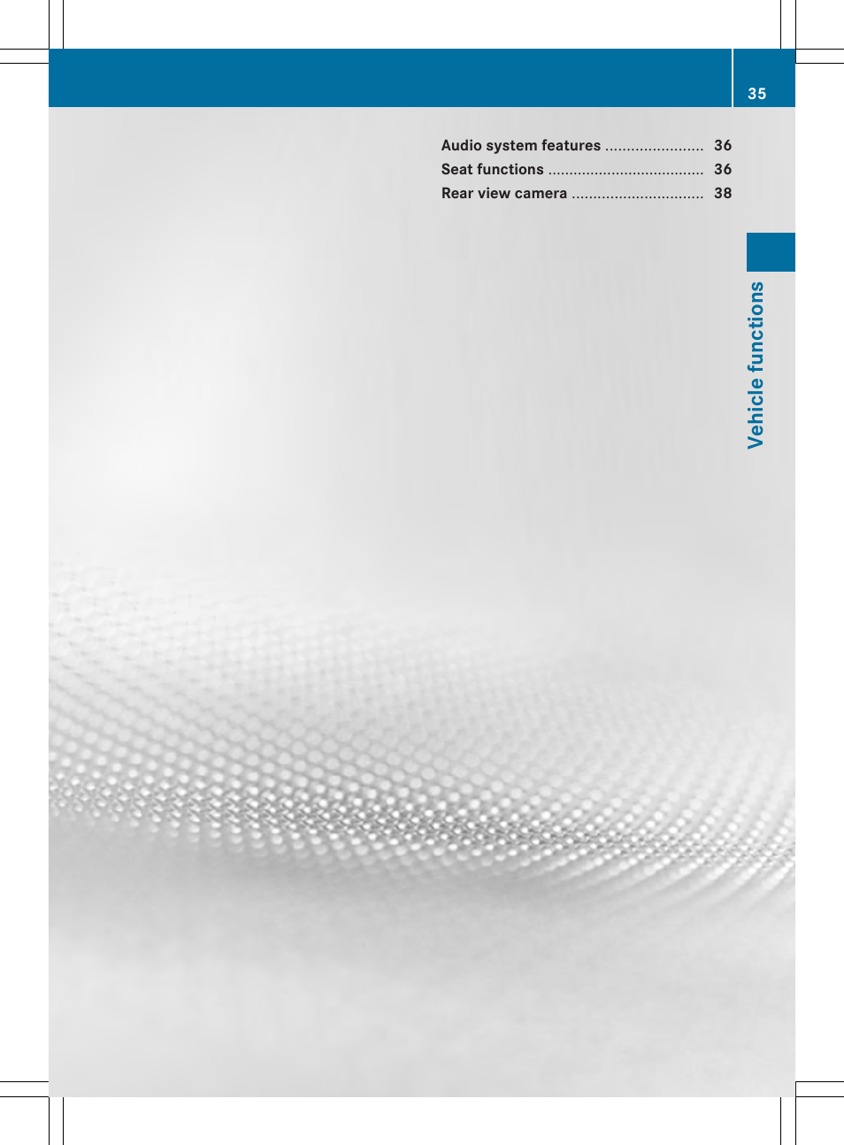 Mercedes-Benz CLA-Class 2014 Audio 20 Manual User Manual | Page 37 / 106