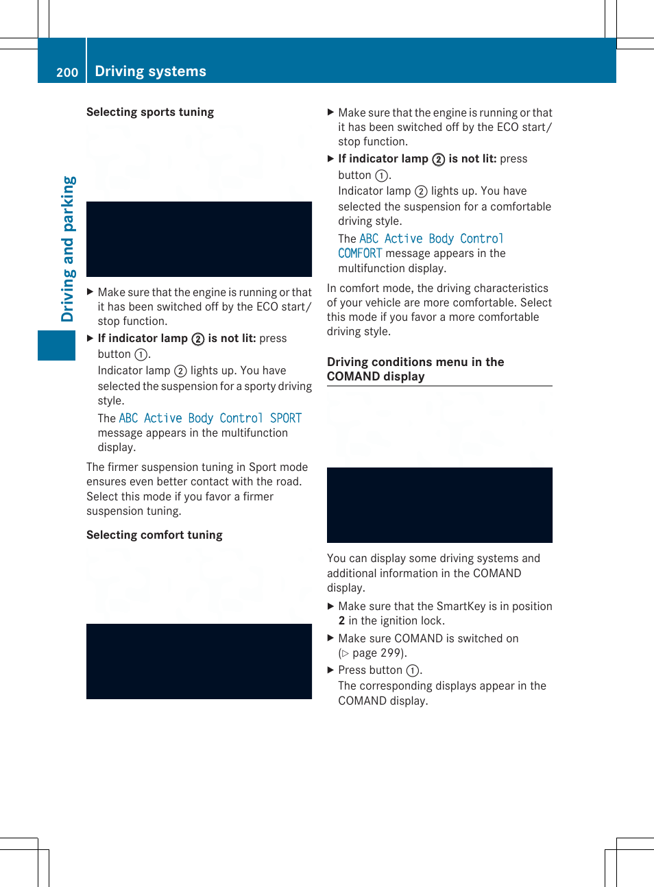 Driving and parking, Driving systems | Mercedes-Benz SL-Class 2014 Owners Manual User Manual | Page 202 / 618