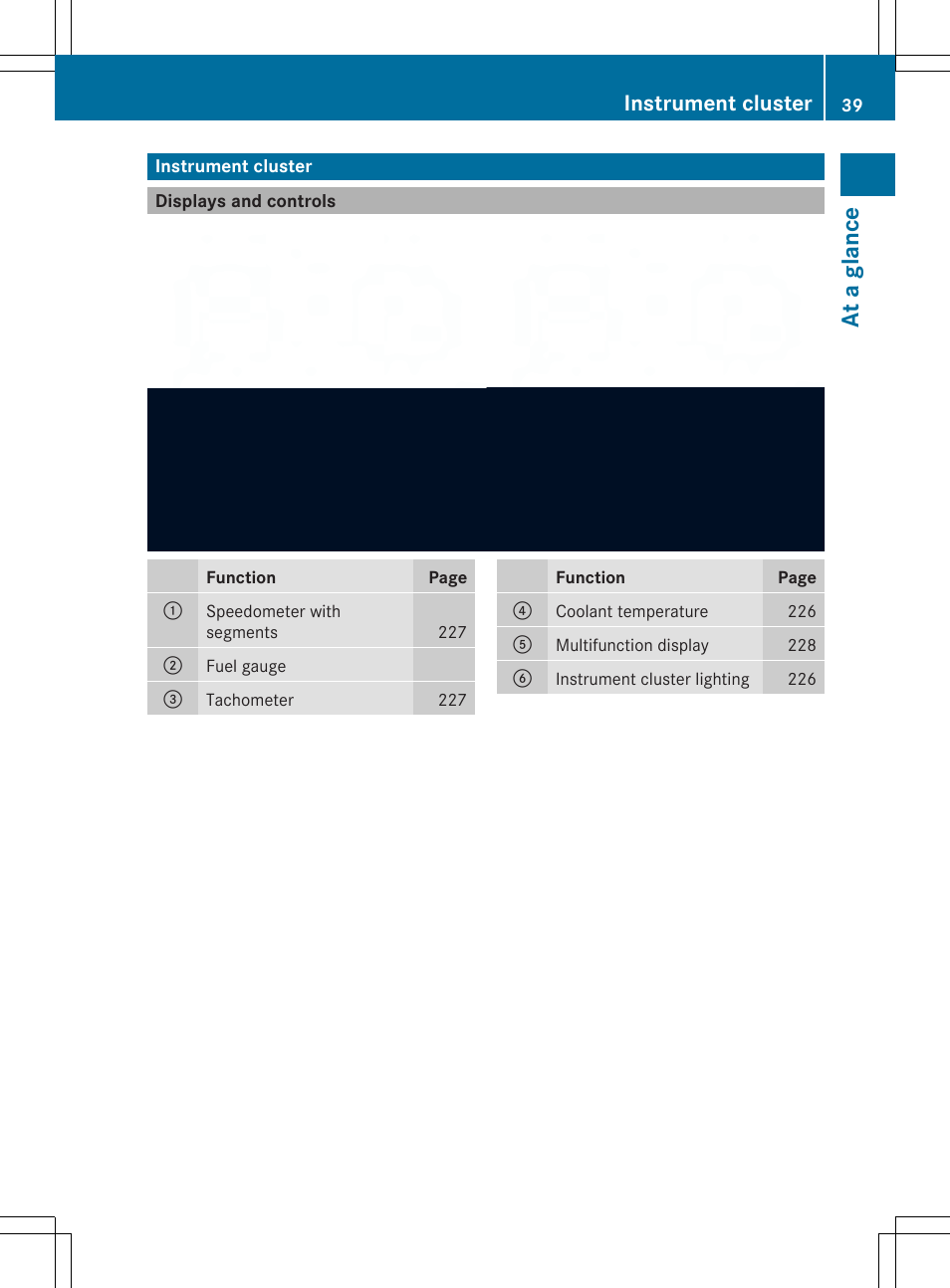 At a glan ce | Mercedes-Benz SL-Class 2014 Owners Manual User Manual | Page 41 / 618