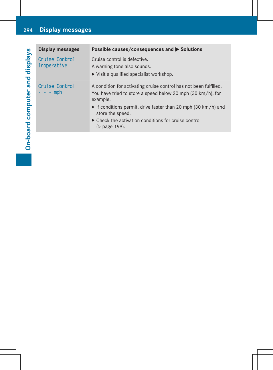 On -b oar d comp ut er an d di sp lay s | Mercedes-Benz S-Class 2014 Owners Manual User Manual | Page 296 / 434