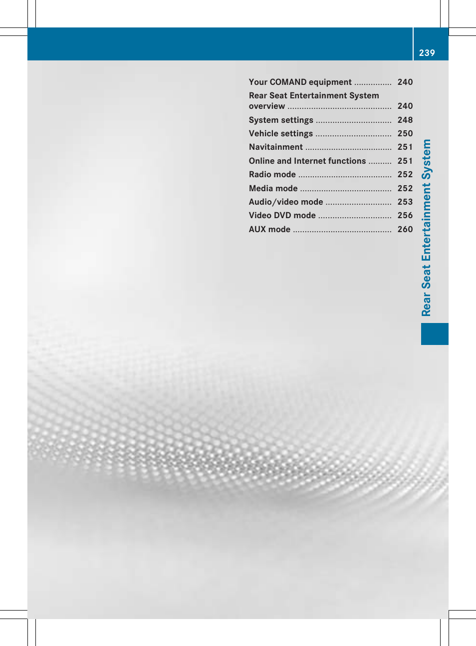 Mercedes-Benz S-Class 2014 COMAND Manual User Manual | Page 241 / 278