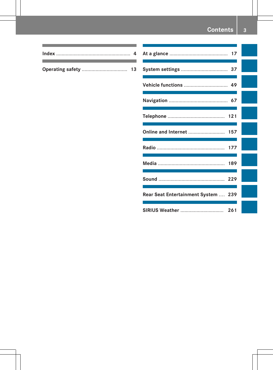Mercedes-Benz S-Class 2014 COMAND Manual User Manual | Page 5 / 278