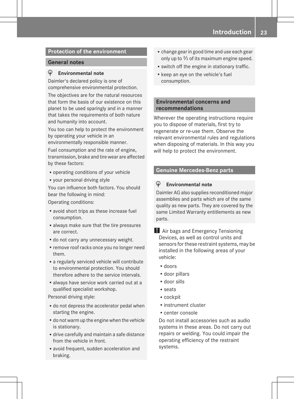 Introduction | Mercedes-Benz GL-Class 2014 Owners Manual User Manual | Page 25 / 462
