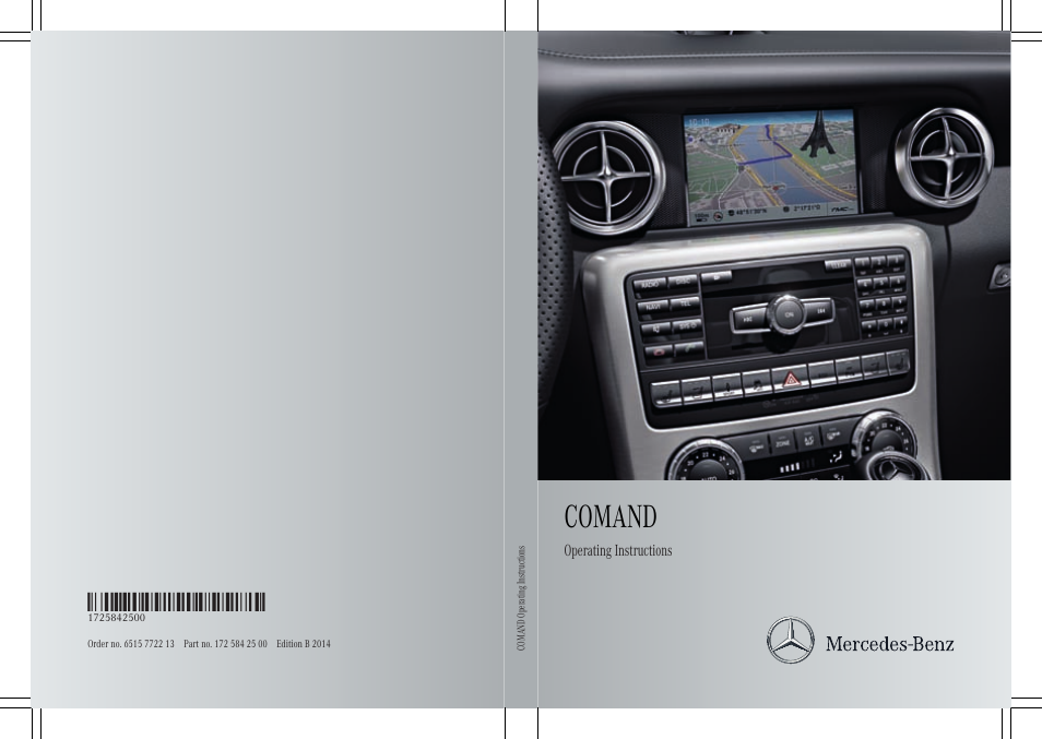 Mercedes-Benz CLS-Class 2014 COMAND Manual User Manual | 270 pages