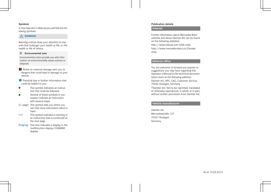 Mercedes-Benz CLS-Class 2014 COMAND Manual User Manual | Page 2 / 270