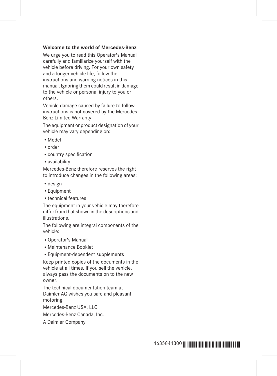 6515415913_buchblock | Mercedes-Benz G-Class 2014 Owners Manual User Manual | Page 3 / 354