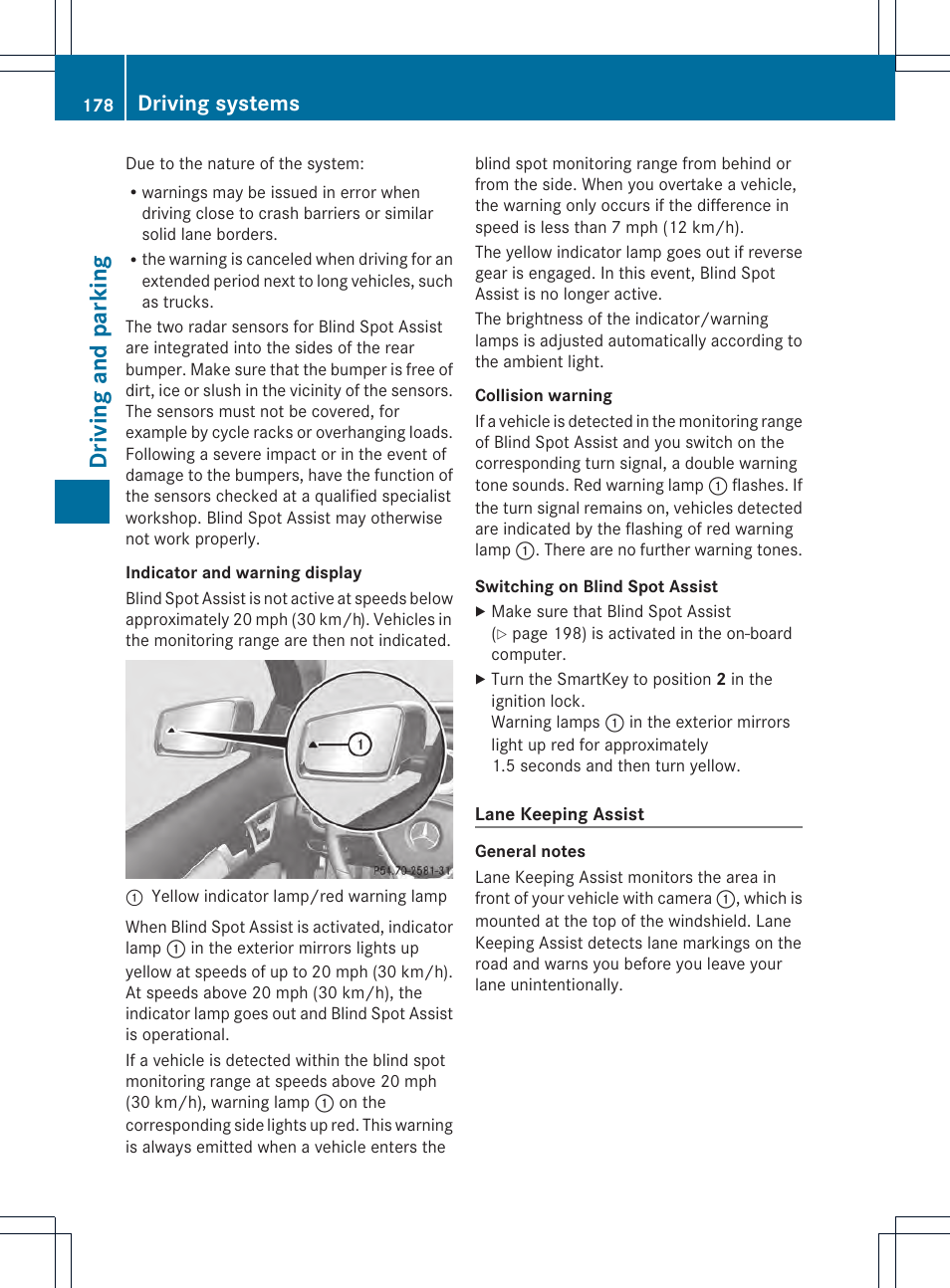 Driving and parking, Driving systems | Mercedes-Benz C-Coupe 2014 Owners Manual User Manual | Page 180 / 342