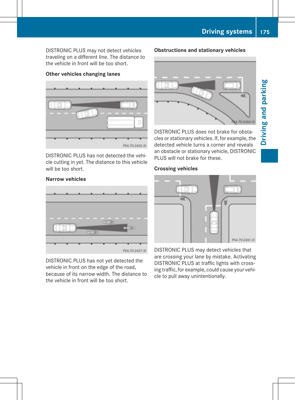 Dr ivi ng an d parki ng | Mercedes-Benz CLA-Class 2014 Owners Manual User Manual | Page 177 / 358