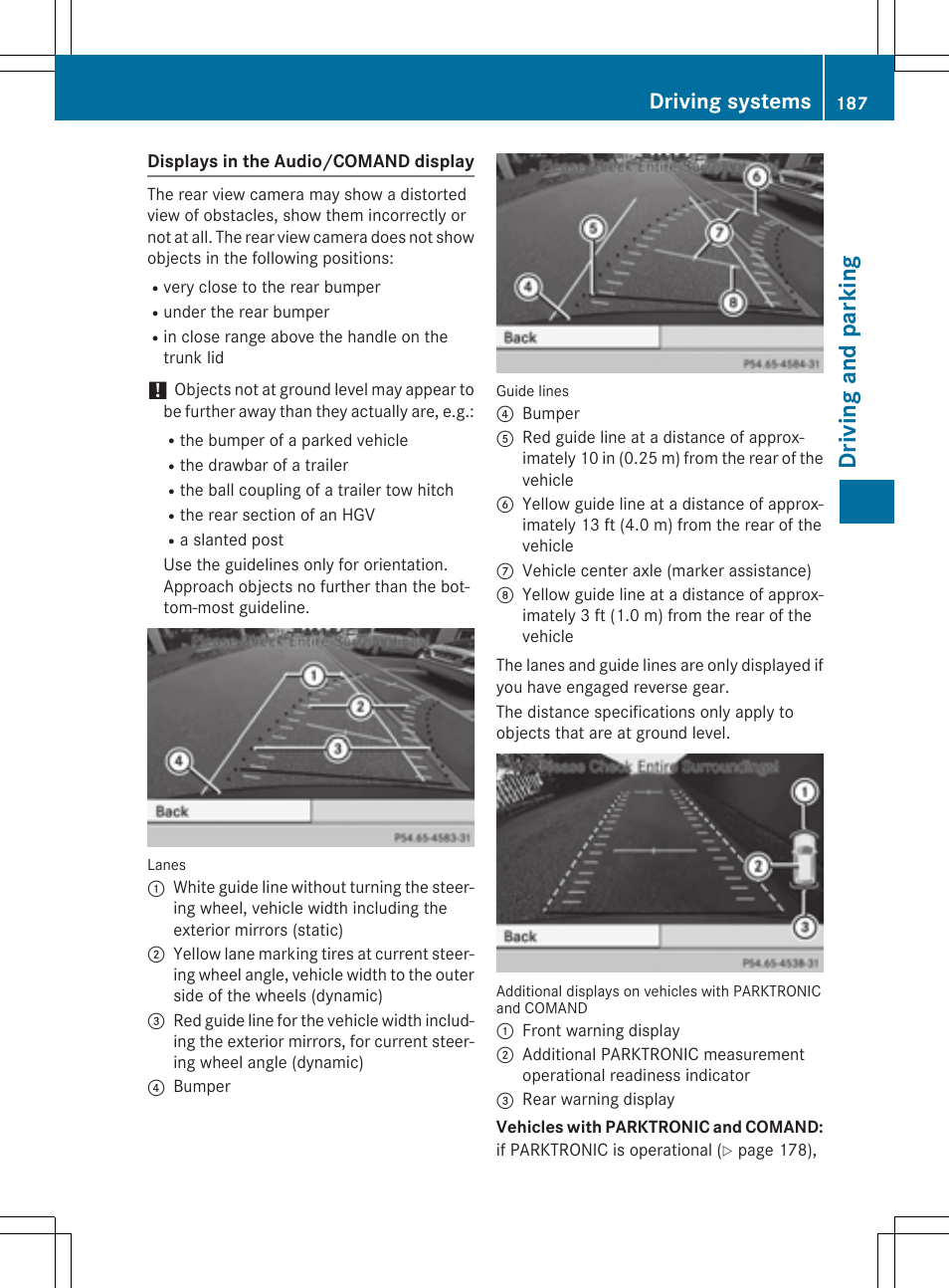 Dr ivi ng an d parki ng, Driving systems | Mercedes-Benz CLA-Class 2014 Owners Manual User Manual | Page 189 / 358