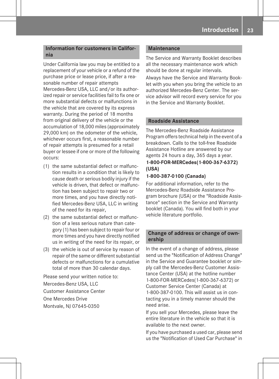Introduction | Mercedes-Benz CLA-Class 2014 Owners Manual User Manual | Page 25 / 358