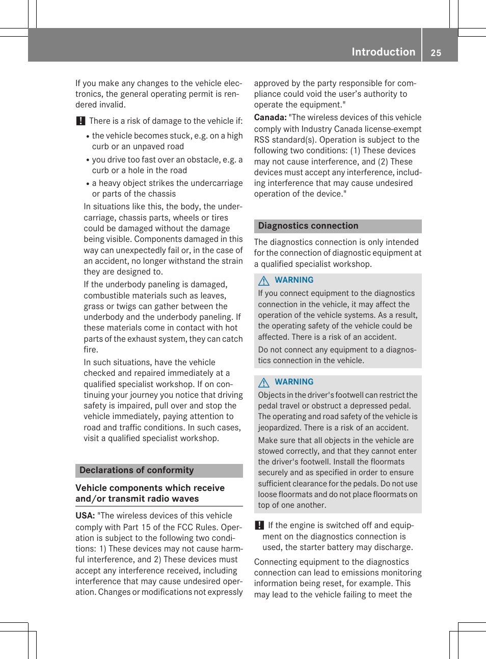 Introduction | Mercedes-Benz CLA-Class 2014 Owners Manual User Manual | Page 27 / 358