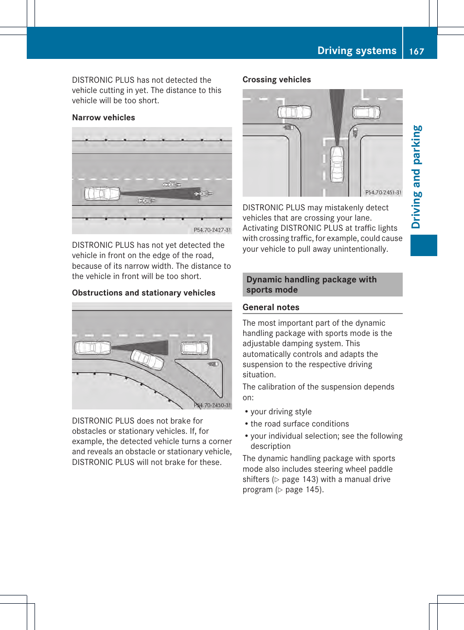 Driving and parking, Driving systems | Mercedes-Benz C-Coupe 2013 Owners Manual User Manual | Page 169 / 350