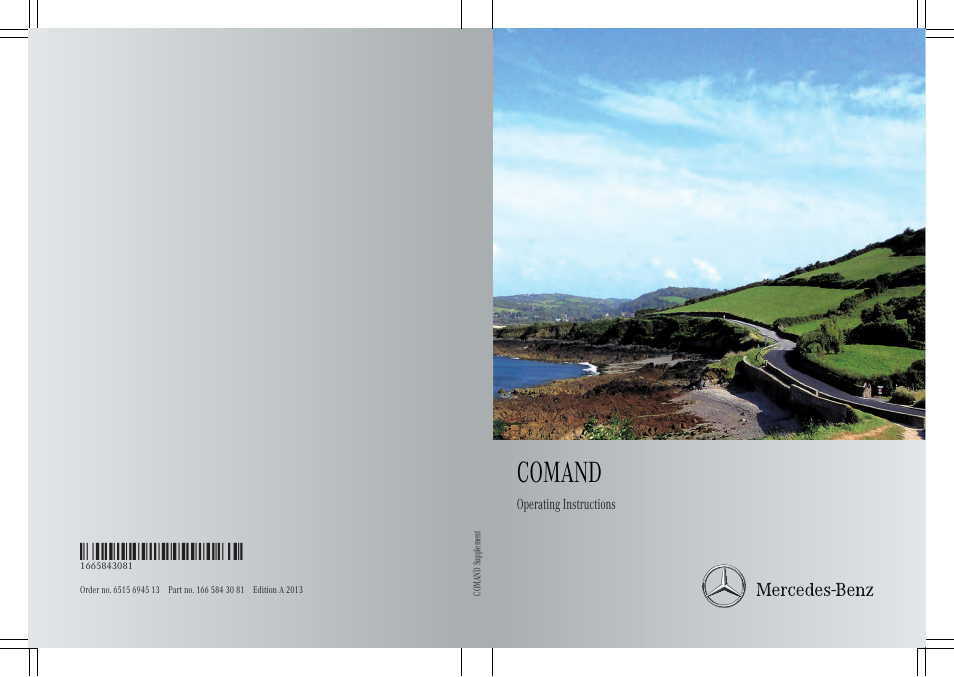 Mercedes-Benz SLS-Class 2013 COMAND Manual User Manual | 274 pages