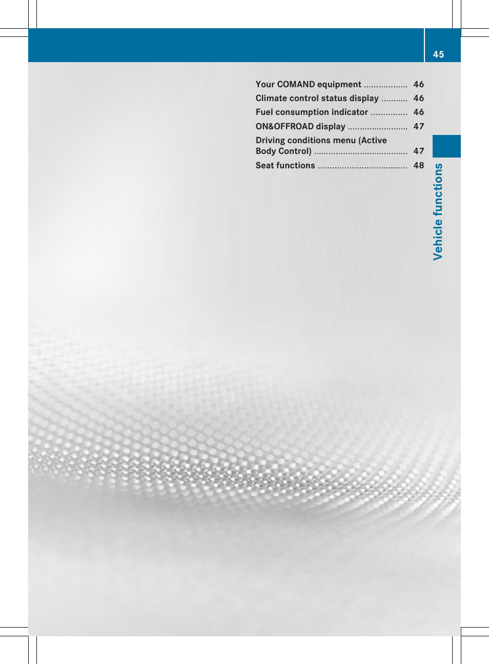 Mercedes-Benz SLS-Class 2013 COMAND Manual User Manual | Page 47 / 274