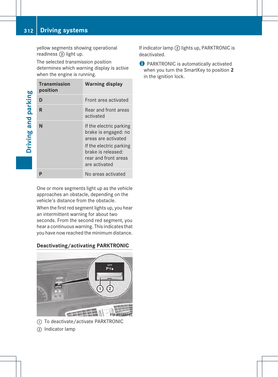 Driving and parking, Driving systems | Mercedes-Benz CL-Class 2013 Owners Manual User Manual | Page 314 / 494
