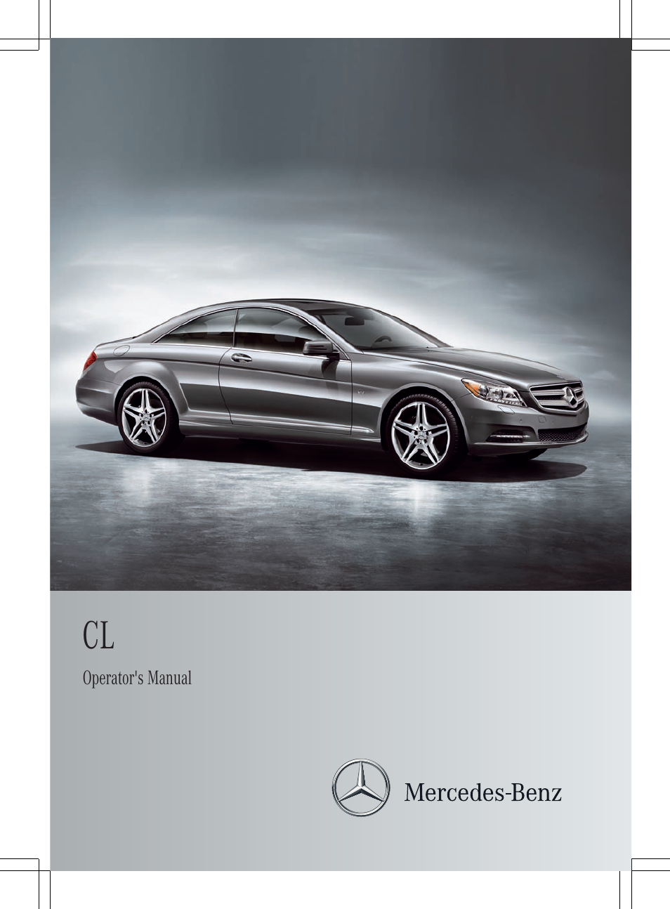 Mercedes-Benz CL-Class 2012 User Manual | 488 pages