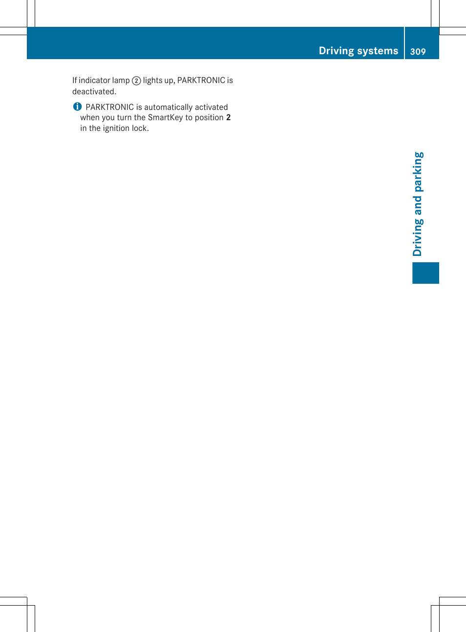 Driving and parking, Driving systems | Mercedes-Benz CL-Class 2012 User Manual | Page 311 / 488