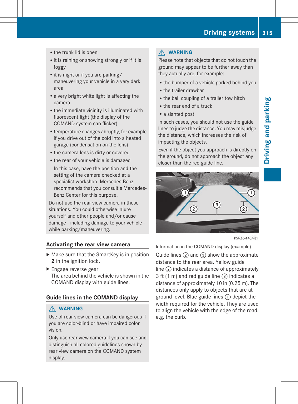 Driving and parking, Driving systems | Mercedes-Benz CL-Class 2012 User Manual | Page 317 / 488