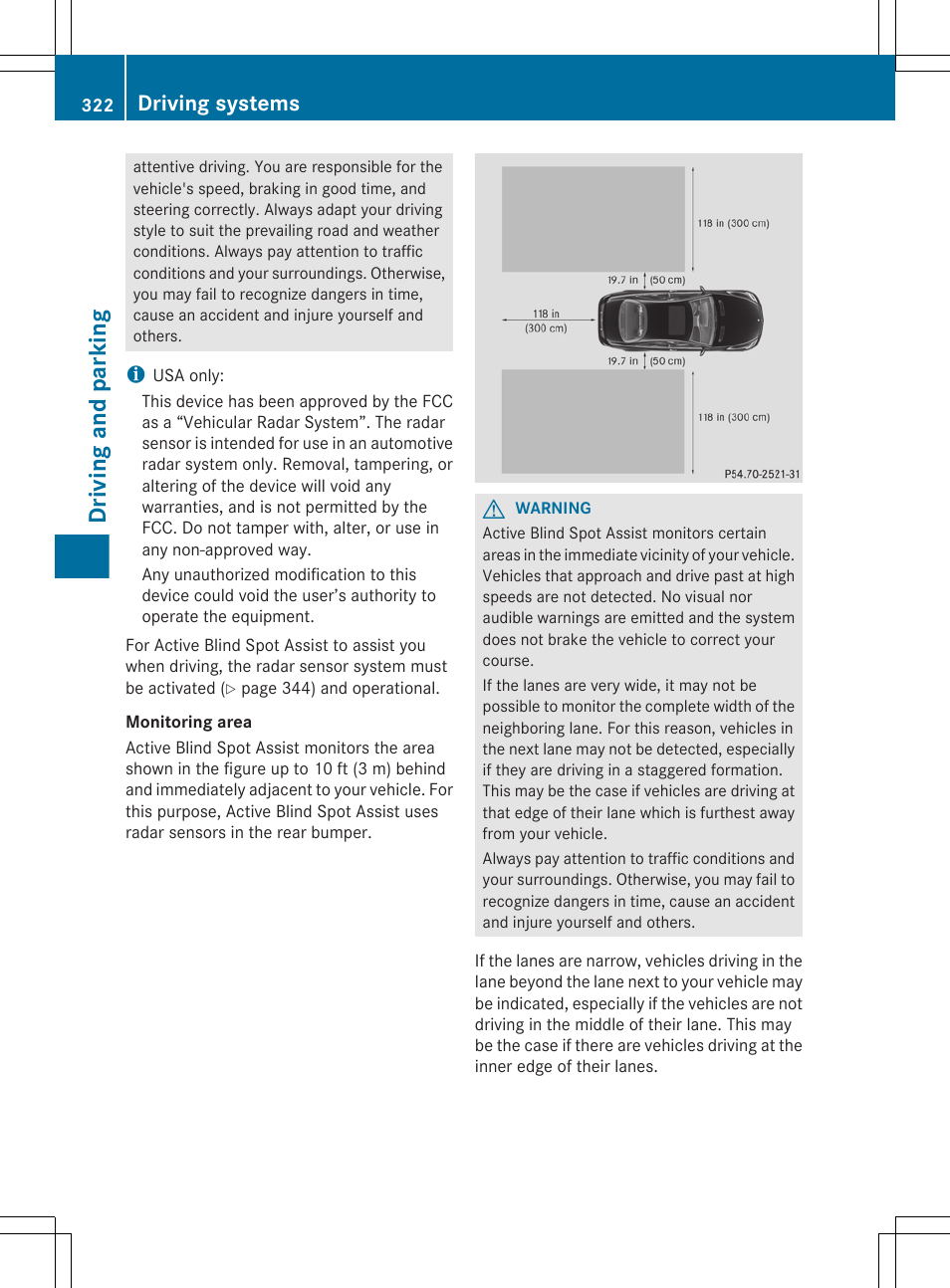 Driving and parking, Driving systems | Mercedes-Benz CL-Class 2012 User Manual | Page 324 / 488