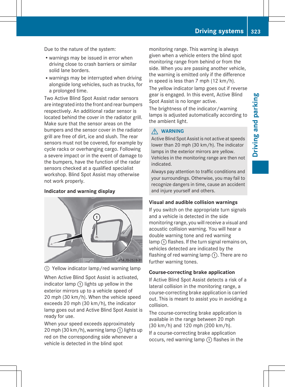 Driving and parking, Driving systems | Mercedes-Benz CL-Class 2012 User Manual | Page 325 / 488