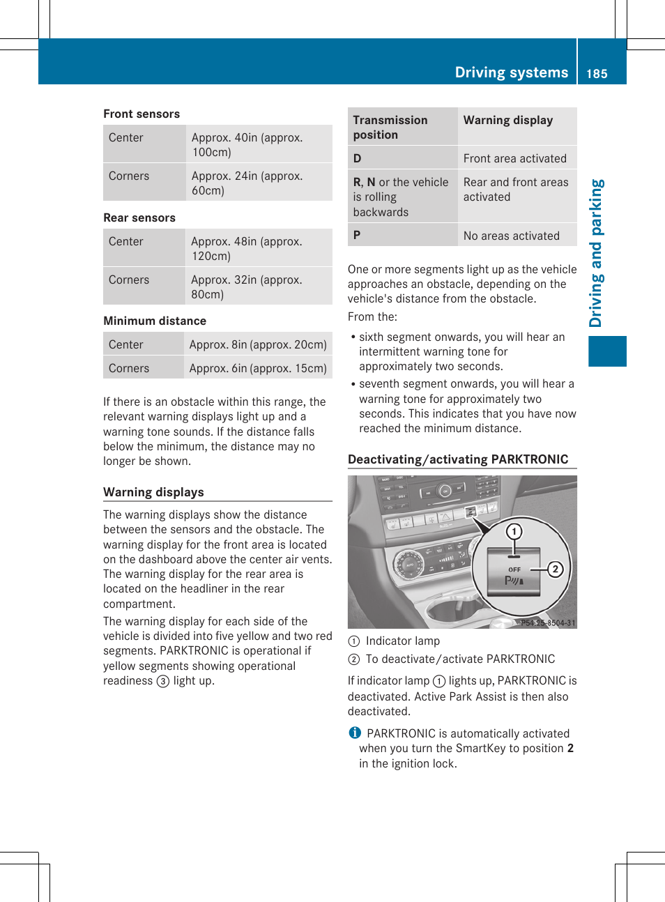 Driving and parking, Driving systems | Mercedes-Benz CLS-Class 2013 Owners Manual User Manual | Page 187 / 376