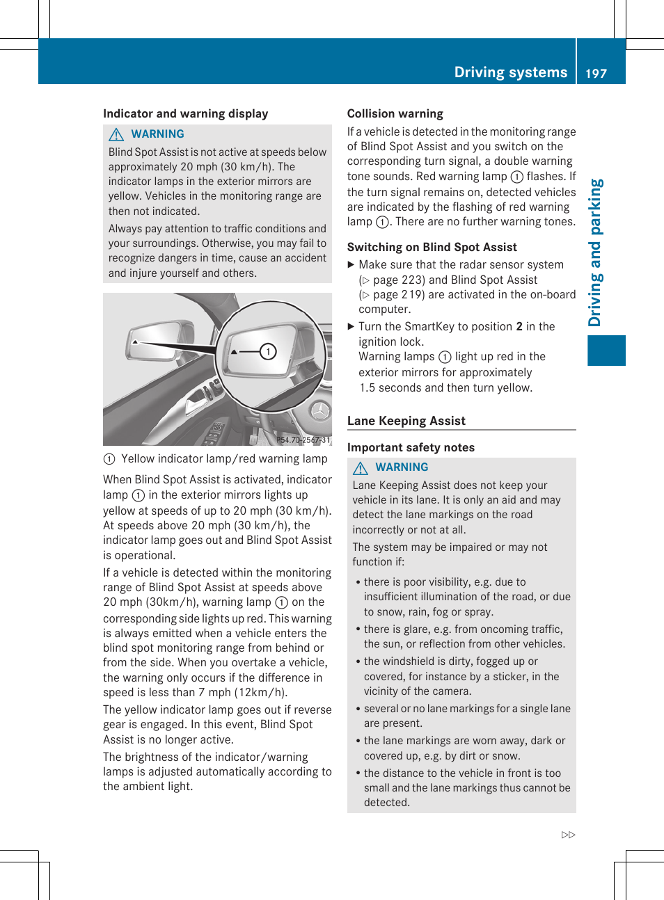 Driving and parking, Driving systems | Mercedes-Benz CLS-Class 2013 Owners Manual User Manual | Page 199 / 376