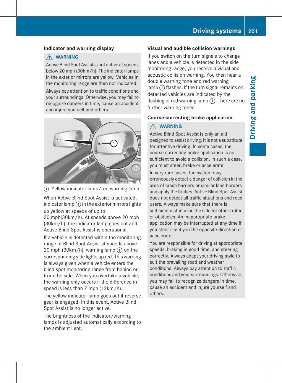 Driving and parking, Driving systems | Mercedes-Benz CLS-Class 2013 Owners Manual User Manual | Page 203 / 376