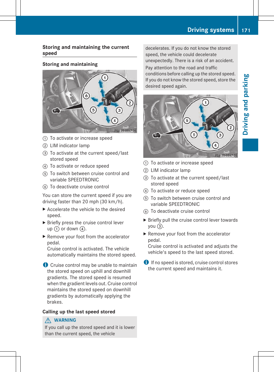 Driving and parking, Driving systems | Mercedes-Benz G-Class 2013 Owners Manual User Manual | Page 173 / 364