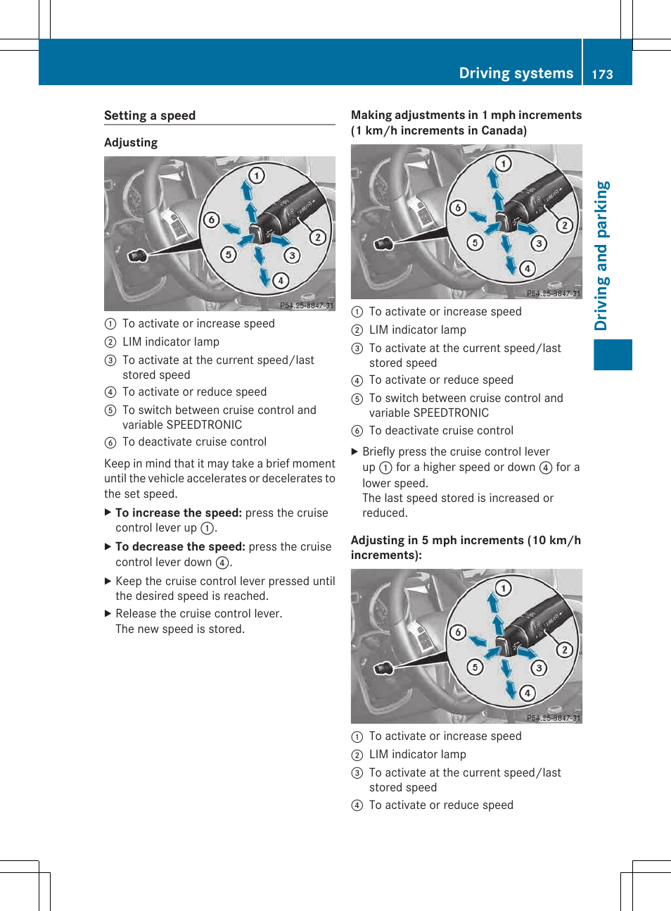 Driving and parking, Driving systems | Mercedes-Benz G-Class 2013 Owners Manual User Manual | Page 175 / 364