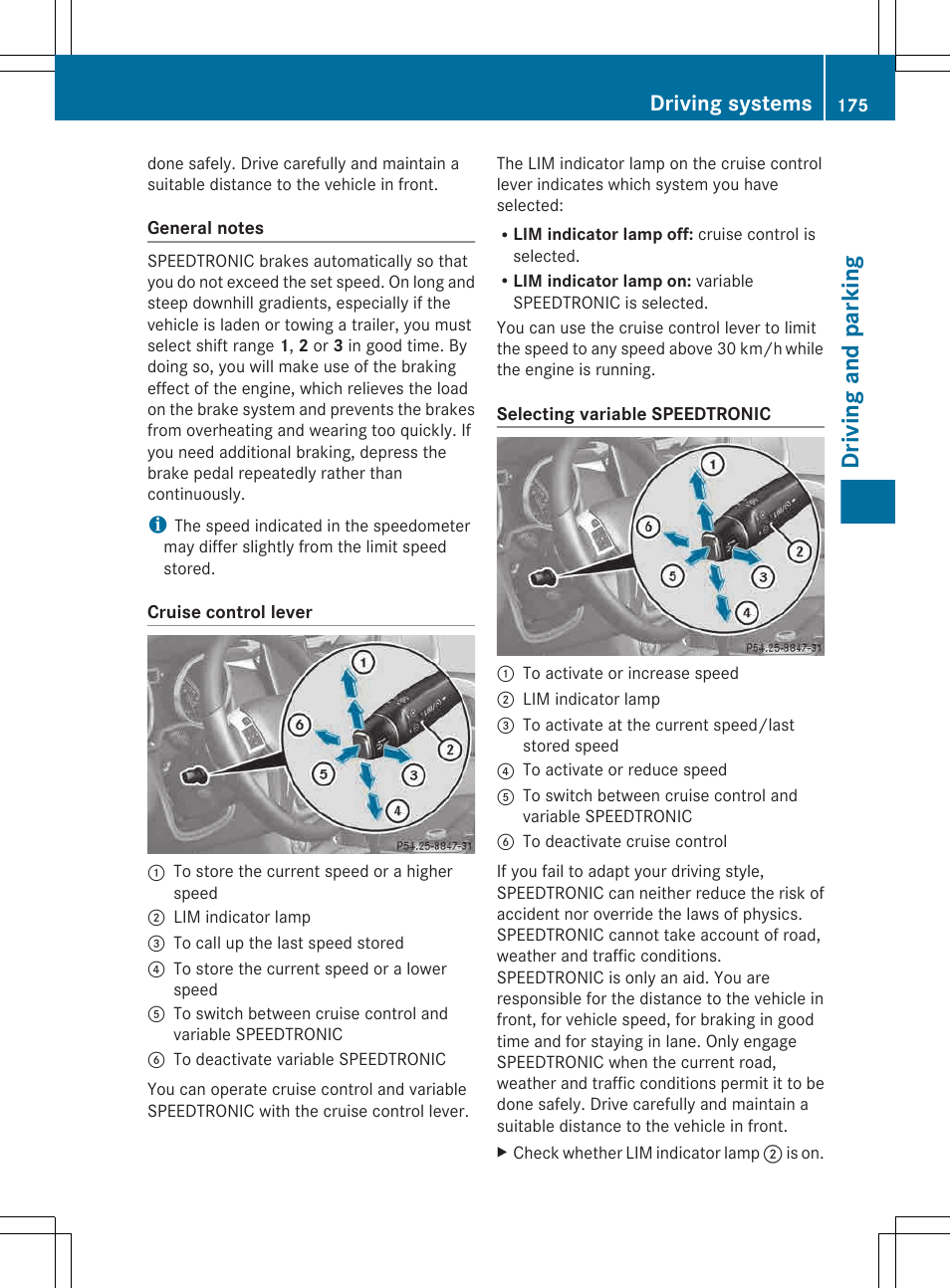 Driving and parking, Driving systems | Mercedes-Benz G-Class 2013 Owners Manual User Manual | Page 177 / 364