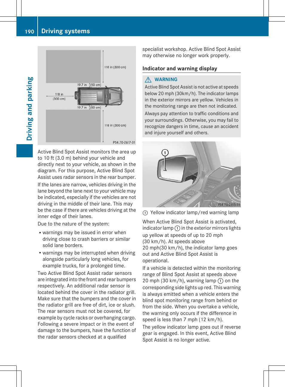 Driving and parking, Driving systems | Mercedes-Benz G-Class 2013 Owners Manual User Manual | Page 192 / 364