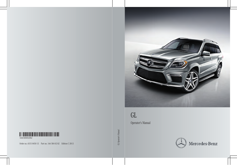 Mercedes-Benz GL-Class 2013 Owners Manual User Manual | 454 pages
