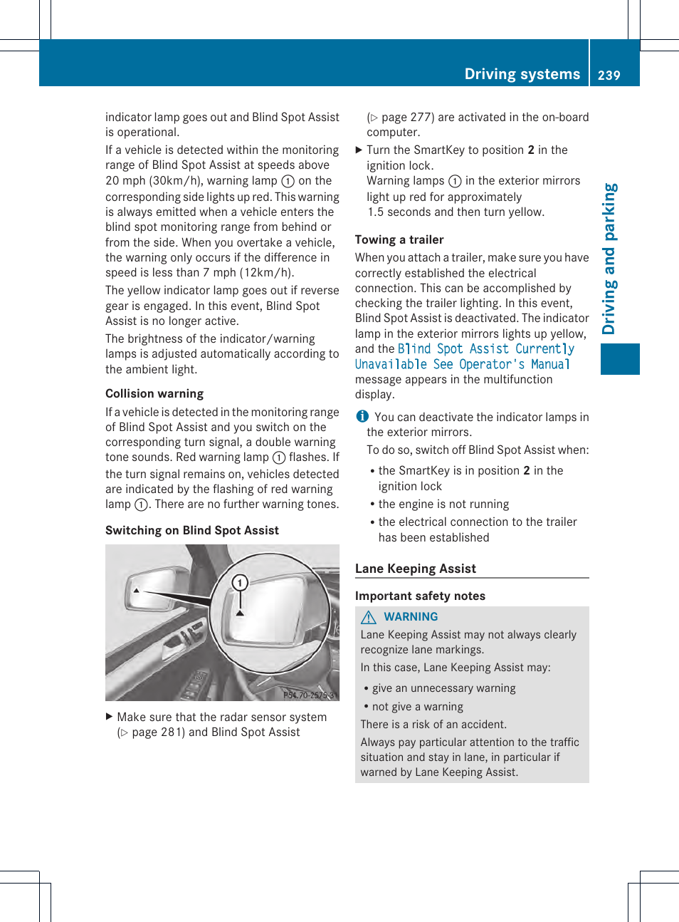 Driving and parking, Driving systems | Mercedes-Benz GL-Class 2013 Owners Manual User Manual | Page 241 / 454
