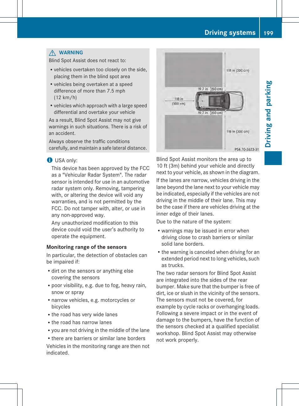 Driving and parking, Driving systems | Mercedes-Benz GLK-Class 2013 Owners Manual User Manual | Page 201 / 378